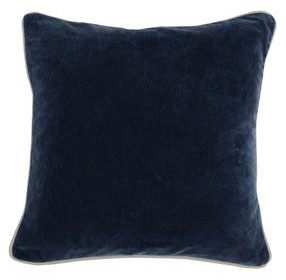 Heirloom Velvet Navy 18 x 18" Accent Pillow