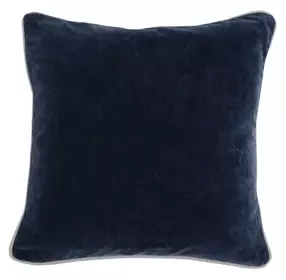 Heirloom Velvet Navy 18 x 18" Accent Pillow Set of 2