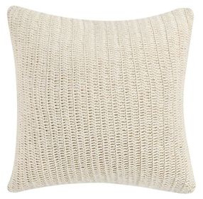 Macie and Rina Ivory Square Accent Pillow