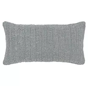 Macie and Rina Stone Gray Rectangular Accent Pillow Set of 2