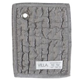 Bari Gray Velvet Swatch Quilt