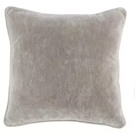 Heirloom Velvet Silver 18 x 18" Accent Pillow Set of 2