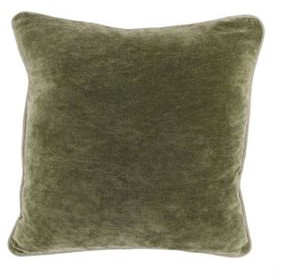 Heirloom Velvet Moss 18 x 18" Accent Pillow Set of 2