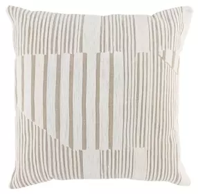 Reform Levi Ivory and Natural Square Accent Pillow Set of 2