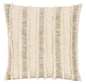 Affinity Nenna Natural and Ivory Square Accent Pillow Set of 2