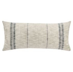 Repose Ria Natural and Black Rectangular Accent Pillow