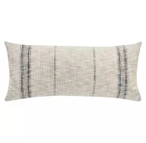 Repose Ria Natural and Black Rectangular Accent Pillow