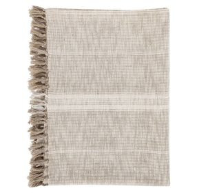 Throws Ria Natural and Ivory Throw