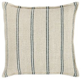 Comporta Delgada Natural and Blue 20 x 20" Accent Pillow Set of 2