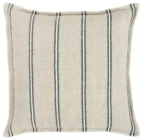 Comporta Delgada Natural and Blue 20 x 20" Accent Pillow Set of 2