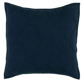 Caleb Midnight Blue Euro Sham