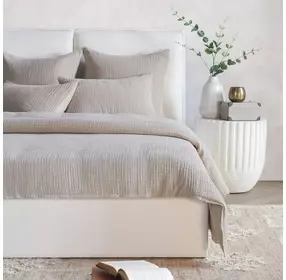 Cardiff Natural Queen Duvet