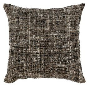 Villa Classics Porter Black and Ivory Square Accent Pillow