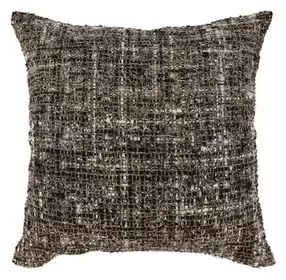 Villa Classics Porter Black and Ivory Square Accent Pillow Set of 2