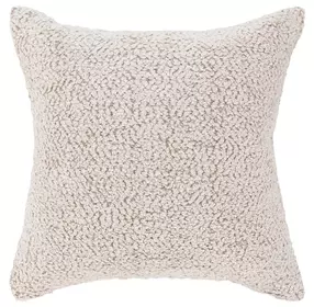 Villa Classics Maris Ivory and Natural Square Accent Pillow Set of 2