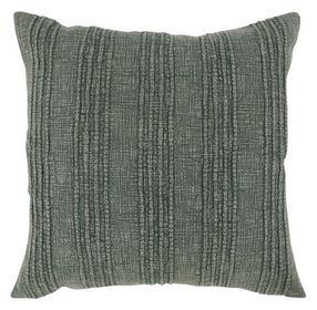 Gratitude Green Square Accent Pillow
