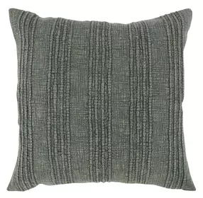 Gratitude Green Square Accent Pillow Set of 2