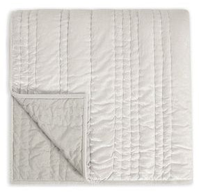 Seville Oyster Gray Queen Quilt