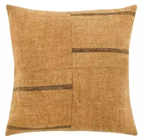 Villa Classics Origin Chestnut Brown Square Accent Pillow Set of 2