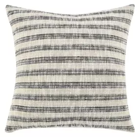 Villa Classics Linna Natural and Black Square Accent Pillow Set of 2