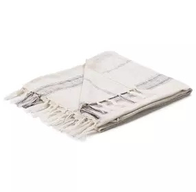 Throws Ria Ivory and Gray Throw