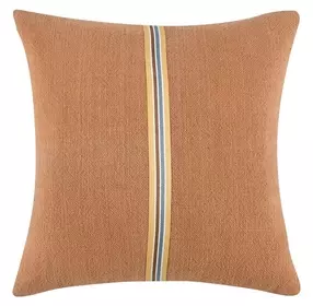 Boardwalk Rowland Hazel and Yellow Square Accent Pillow Set of 2
