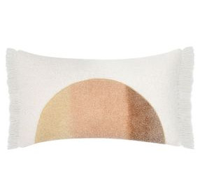 Renewed Rahun Yellow and Ivory Rectangular Accent Pillow Set of 2