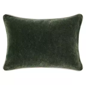 Heirloom Velvet Forest Green Rectangular Accent Pillow Set of 2