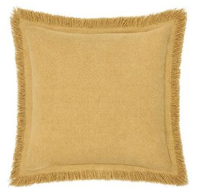 Lauren Yellow Square Accent Pillow
