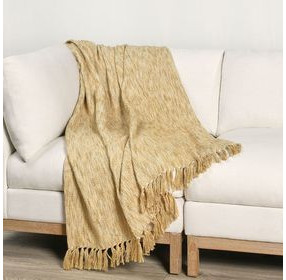 Throws Sharma Yellow Throw