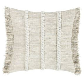 Catania Lucera Natural Square Accent Pillow Set of 2