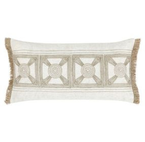 Catania Baia Natural Rectangular Accent Pillow Set of 2