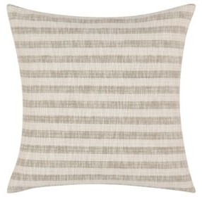 Villa Classics Linna Ivory and Natural Square Accent Pillow