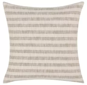 Villa Classics Linna Ivory and Natural Square Accent Pillow Set of 2