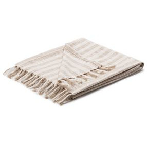 Throws Linna Ivory and Natural Throw