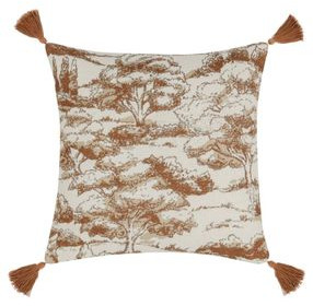Villa Classics Stonework Clay Square Accent Pillow