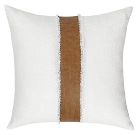 Villa Classics Steam Ivory and Dumont Square Accent Pillow