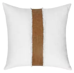 Villa Classics Steam Ivory and Dumont Square Accent Pillow Set of 2