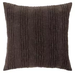 Gratitude Ganache Brown Square Accent Pillow Set of 2