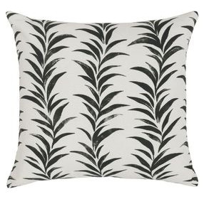 Radiant Oasis Alula Black and White Square Accent Pillow