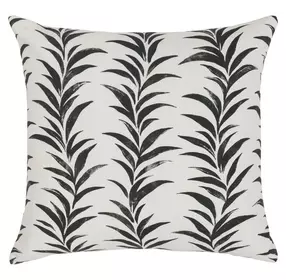 Radiant Oasis Alula Black and White Square Accent Pillow Set of 2