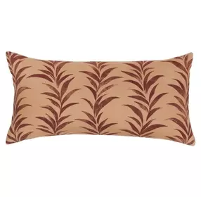 Radiant Oasis Alula Sienna and Burgundy Rectangular Accent Pillow Set of 2