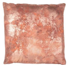 Equilibrium Onara Rose Gold Square Accent Pillow