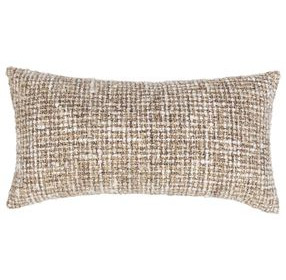 Villa Classics Porter Natural and Ivory Rectangular Accent Pillow