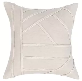 Novel Estate Langdon Natural Square Accent Pillow Set of 2