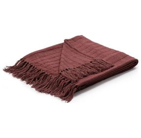 Throws Hunter Cherrywood Red Throw