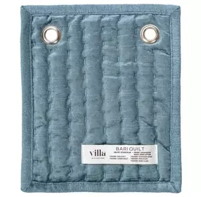 Bari Velvet Stone Blue Swatch Quilt