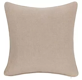 Bedford Linen Natural Square Accent Pillow Set of 2
