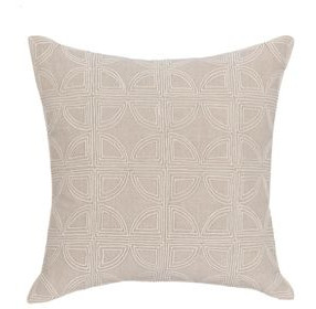 Villa Classics Elea Natural Square Accent Pillow