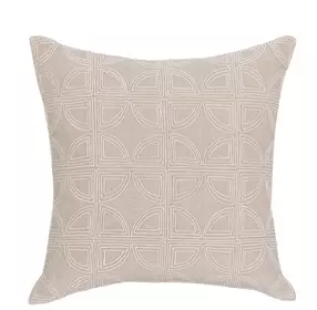 Villa Classics Elea Natural Square Accent Pillow Set of 2